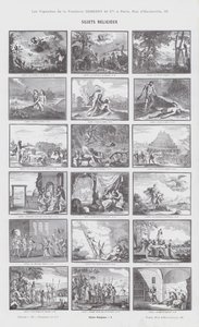 Religious Subjects (engraving) by French School