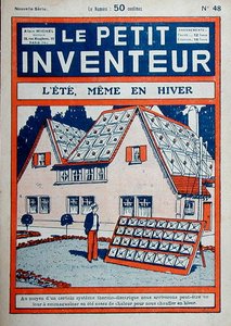 Summer, even during Winter, cover illustration from Le Petit Inventeur 1929