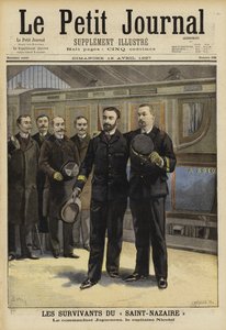 Survivors of the sinking of the Ville de Saint Nazaire, 1897