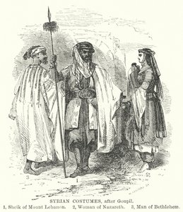 Syrian Costumes by French School