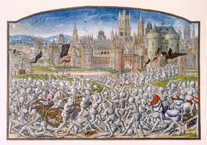 Victory of the Inhabitants of Ghent Led by Philipp van Artevelde Before Bruges in 1381 by French School