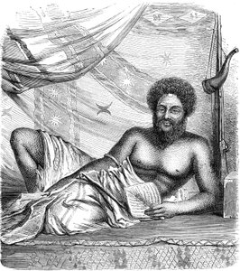 Thakombau, King of the Viti Islands (Fiji), Pacific Ocean by French School
