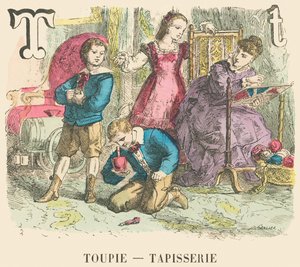 Top — Tapestry by French School