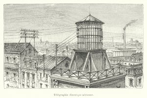 Aerial Electric Telegraphy by French School