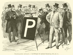 Optical Telegraphy, The Telelogue of Captain Gaumet by French School