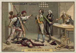 The Abbe Sicard is saved by Monot, September 1792 by French School