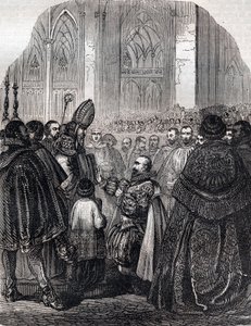 The Abjuration of Henry IV King of France at Saint Denis July 25 by French School