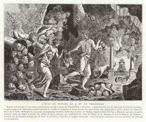 The Act of Justice of 9-10 Thermidor (27-28 July 1794) by French School
