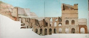 The Ancient Theatre of Orange, side face