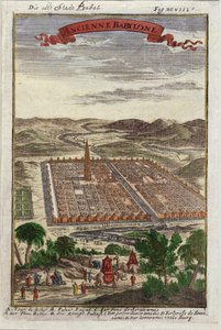 The Ancient Town of Babel by French School