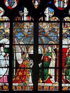 The Annunciation, from the Chapel of Jacques Coeur by French School