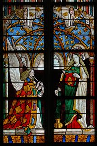 The Annunciation, from the Chapel of Jacques Coeur by French School