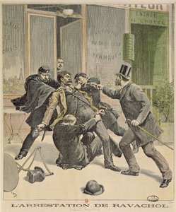 The Arrest of Ravachol, front cover of 