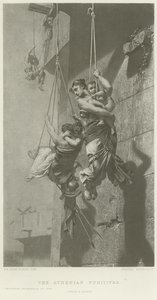 The Athenian Fugitives (engraving) by French School