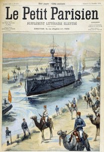 The Baltic squadron crosses the Suez Canal - in “The Little Parisian” from 11/12/1904
