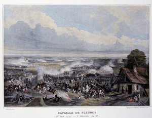 The Battle of Fleurus in 1794 - in “Battles Napoleonic”, late 19th century