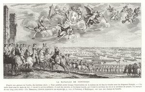 The Battle of Fontenoy, War of the Austrian Succession, 1745