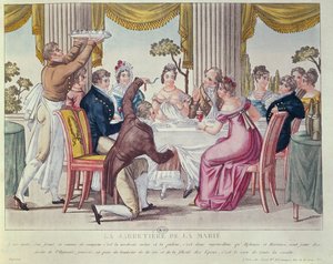 The Brides Garter by French School