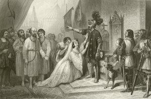 The Burghers of Calais before King Edward of England by French School