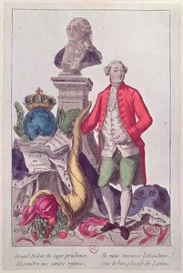 The Call of Jacques Necker (1732-1804) 16th July 1789 by French School