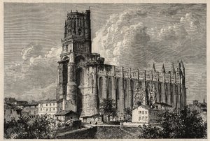 The Cathedral Basilica of Saint Cecilia - cathedral of Albi by French School