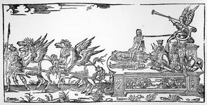 The Chariot of Fame, part of the Triumph of Henri II, published in 1551