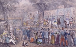 The Circus Parade at Saint-Cloud