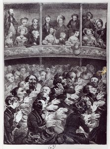 The Claque in action, c.1830-40