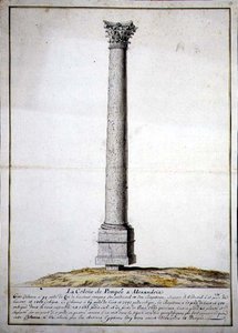 The Column of Pompeii at Alexandria by French School