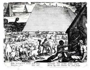 The Construction of the Pyramids by French School