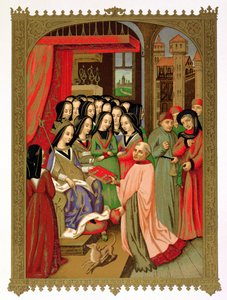 The Court of Mary of Anjou Wife of Charles VII by French School
