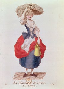 The Cream Seller by French School