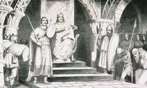 The Crowning of Chilperic II, from 