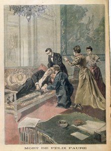 The Death of Felix Faure from Le Petit Journal by French School