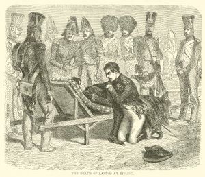 The Death of Lannes at Essling by French School