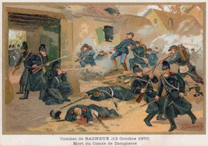 Death of the Comte de Dampierre during the Fighting at Bagneux by French School