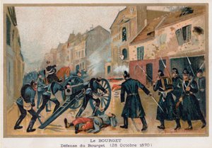 The Defence of Le Bourget by French School