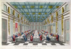 The Dining Room at Versailles in 1763