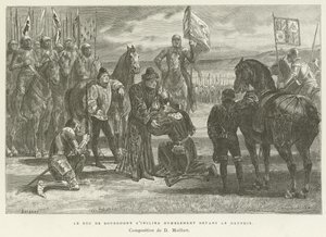 The Duke of Burgundy Bowed Humbly Before the Dauphin by French School