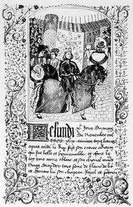 The Entry of Charles VII (1403-61) into Rouen in 1450 (illustration from Science and Literature in the Middle Ages and the Renaissance)