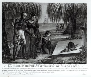 The Family of General Henri-Gratien Bertrand at the Tomb of Napoleon Bonaparte 1821 by French School