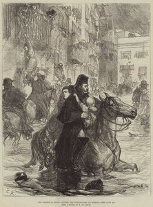 The Floods in Spain, Saving the Inhabitants of Murcia by French School