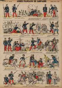 The French Army in the countryside by French School
