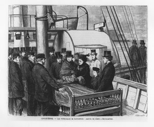The Funeral of David Livingstone: Arrival of His Corpse in Southampton