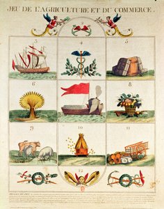 The Game of Agriculture and Commerce, Late 18th Century by French School