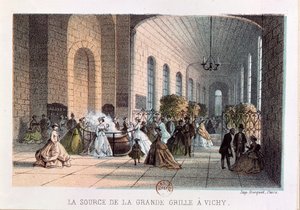 The Grande Grille water source at Vichy, mid-19th century