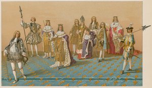 The Great Officers of State at a Coronation