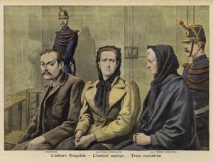 The Gregoire child murder, France, 1897 by French School