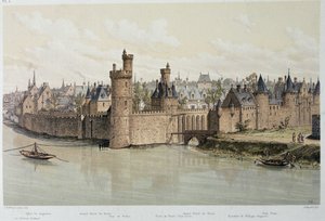The Hotel and the Tower of Nesles in 1380 - in 