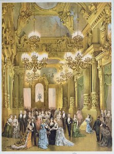 The Interval at the Opera Garnier, c.1875